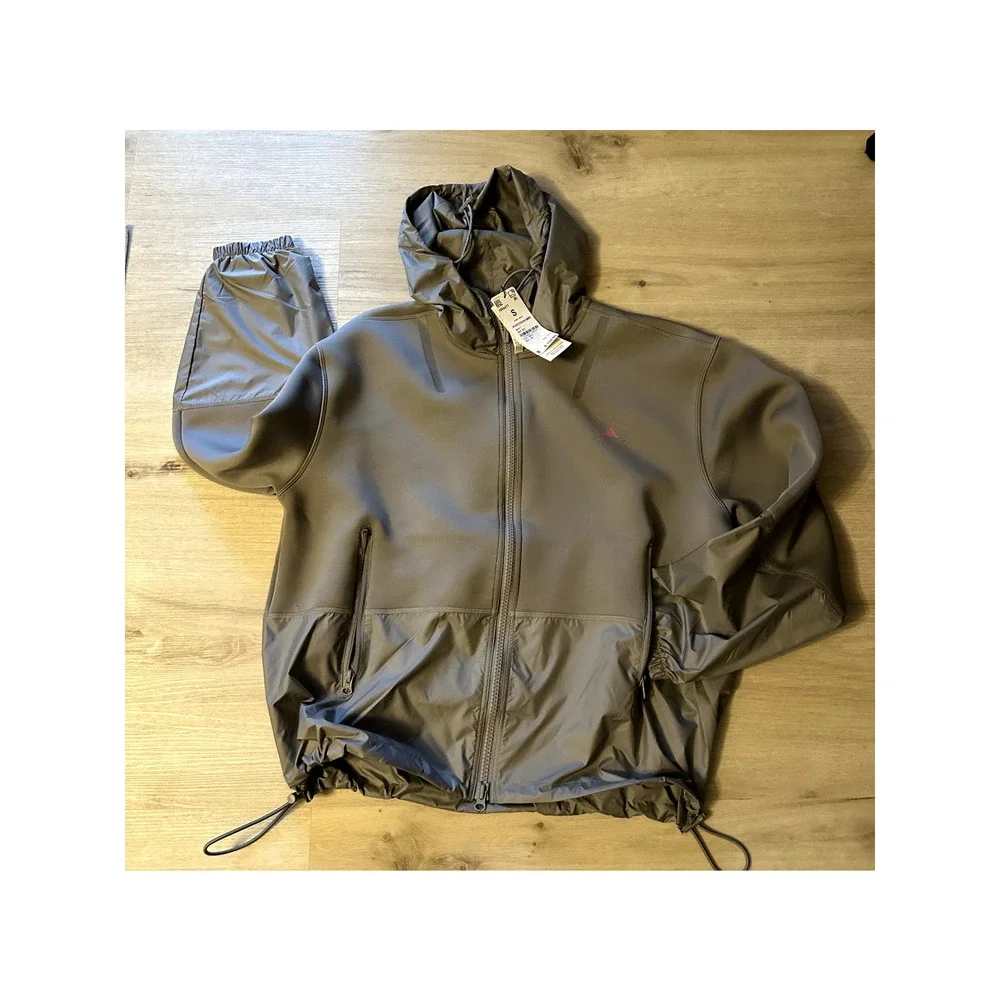 NEW ADIDAS BY STELLA MCCARTNEY Gray Scuba Jacket Size Small - Picture 4 of 12